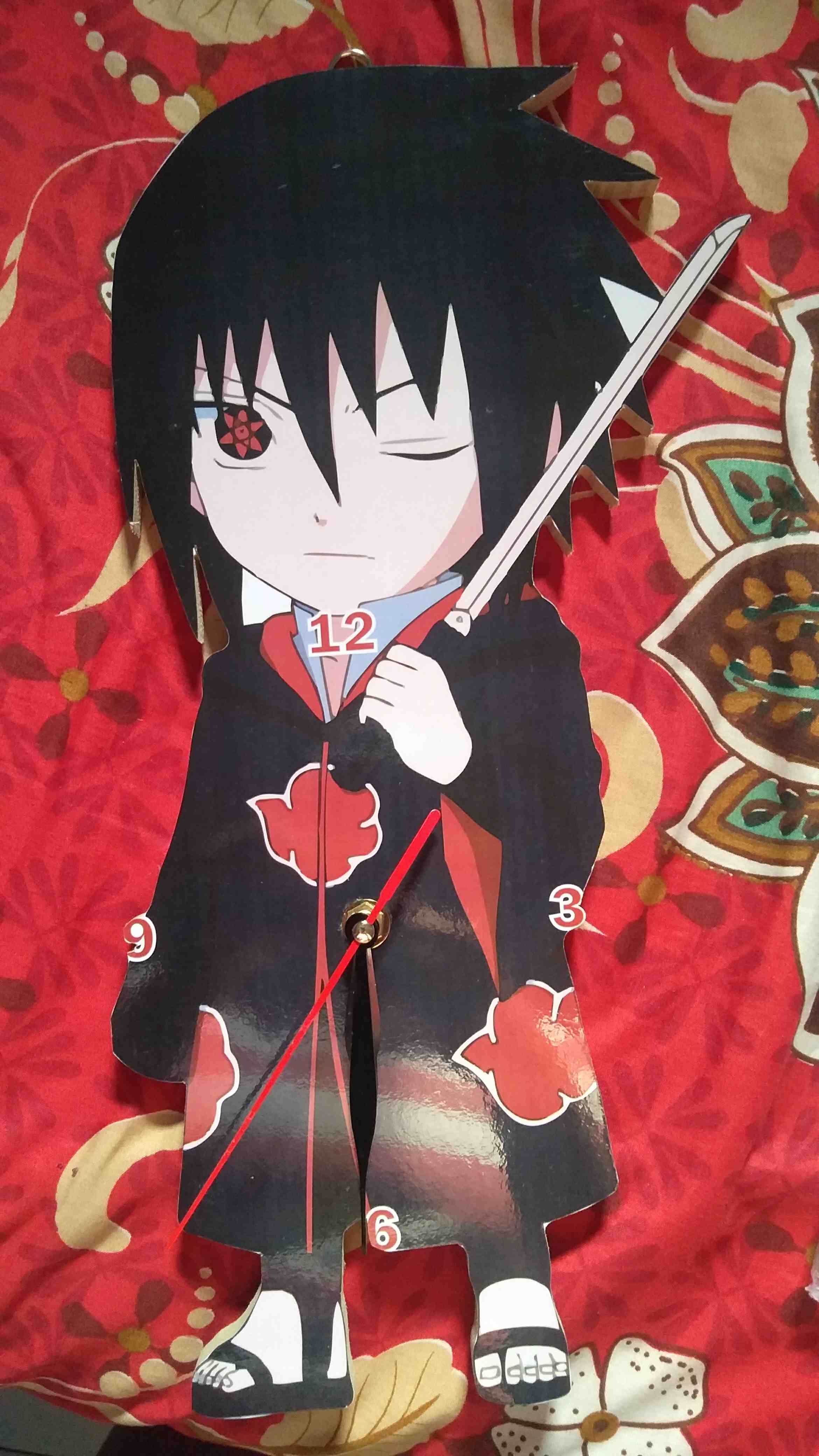 Jam Dinding Naruto Sasuke