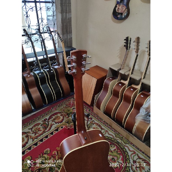 gitar akustik elektrik cort ad810 custom high.