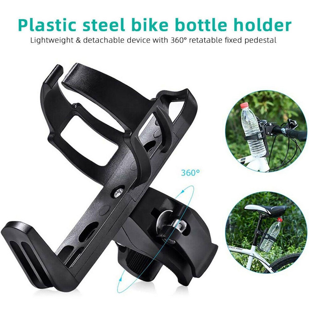 Top Bracket Holder Botol Minum Dapat Berputar 360 Derajat Untuk Sepeda° Bracket Gantungan Gelas / Botol Model Putar