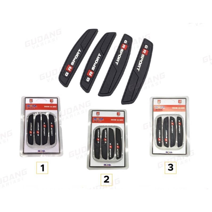 Door Guard Pelindung Pintu Tulisan Gr Sport Hitam Universal Varian 1