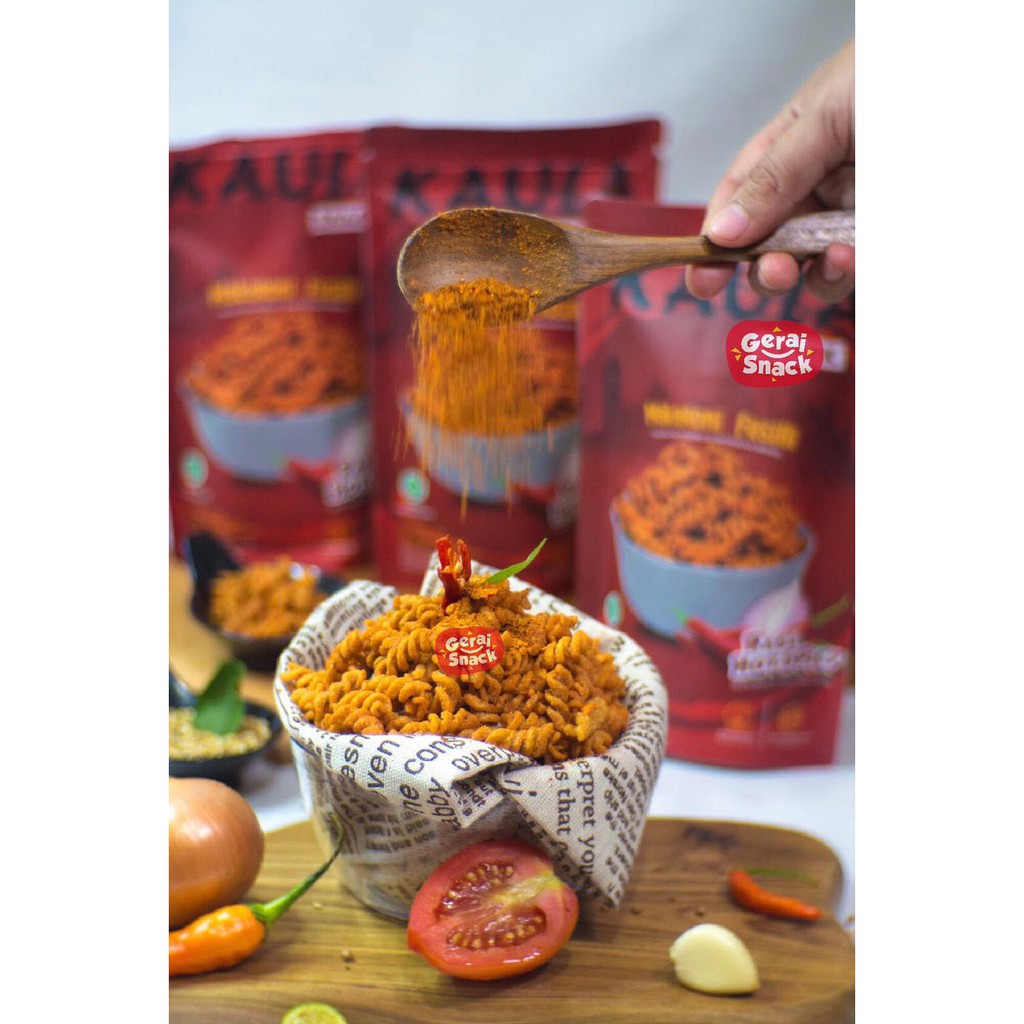 Makaroni Fusilli Kaula Extra Daun Jeruk NON MSG Tanpa Pengawet 100gr