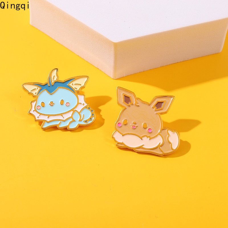 Bros Pin Enamel Bentuk Kartun Hewan Kelinci Anime Elves Untuk Hadiah Penggemar