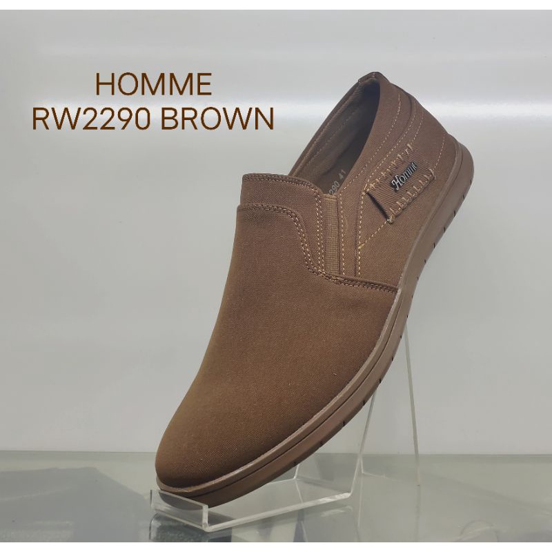sepatu pria , sepatu cowok pansus , bahan kanvas brand HOMME