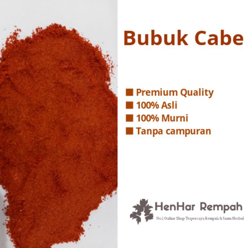 Cabe Bubuk / Chilli Powder  100 Gram