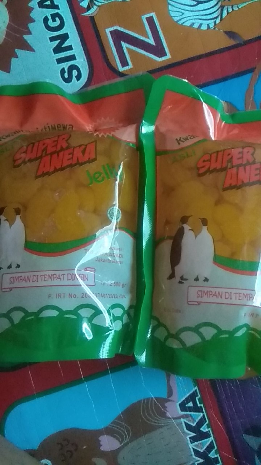 Jelly Motif Jeruk /jeruk Mandarin / Orange “super Aneka Jelly”