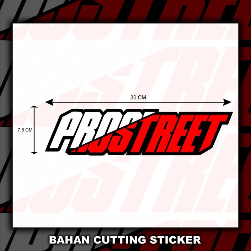 STICKER CUTTING PROSTREET