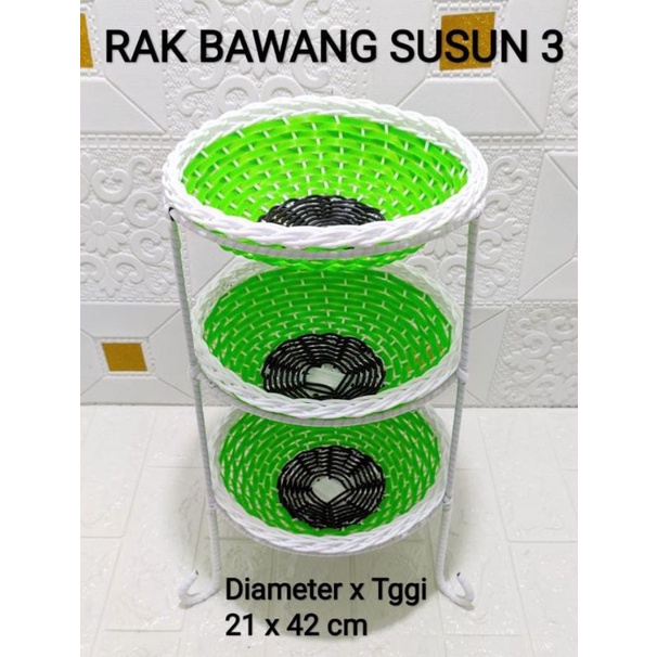 rak bawang rotan