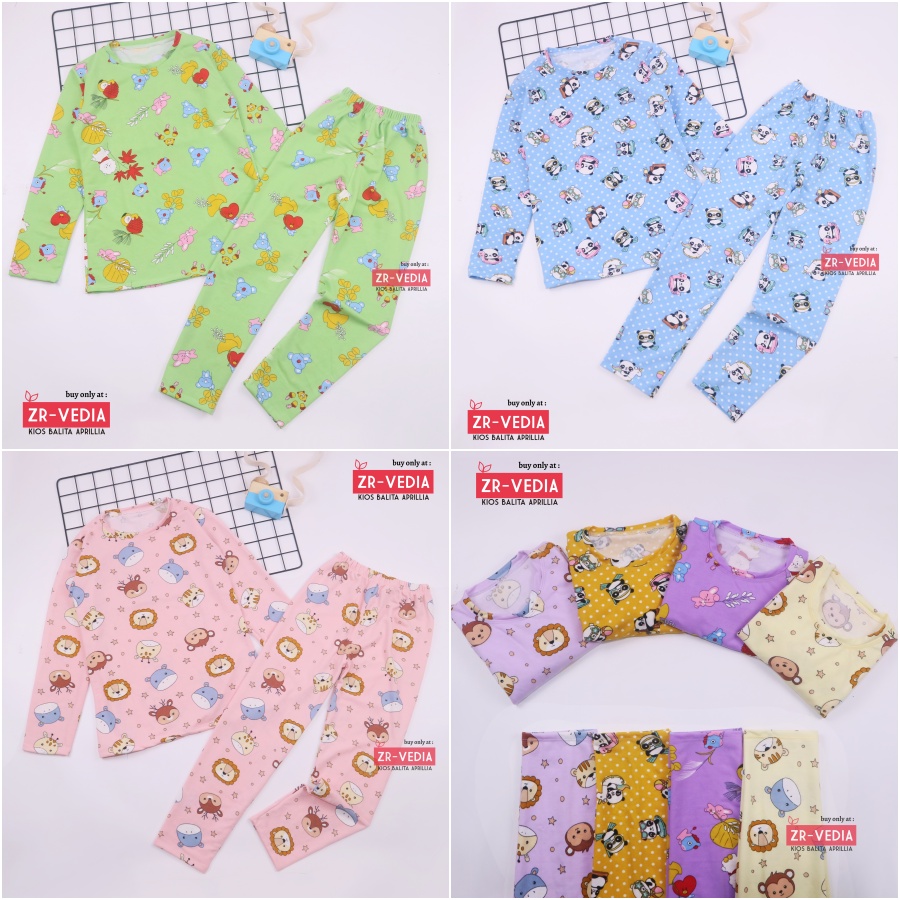 Pajamas Sunday uk 8-10 Tahun / Setelan Anak Perempuan Branded Karakter Piyama IMPORT Baju Tidur