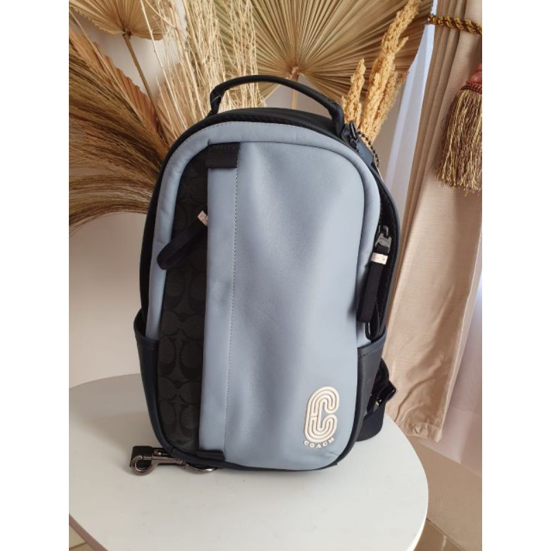coach edge Sling bag blue Charcoal original