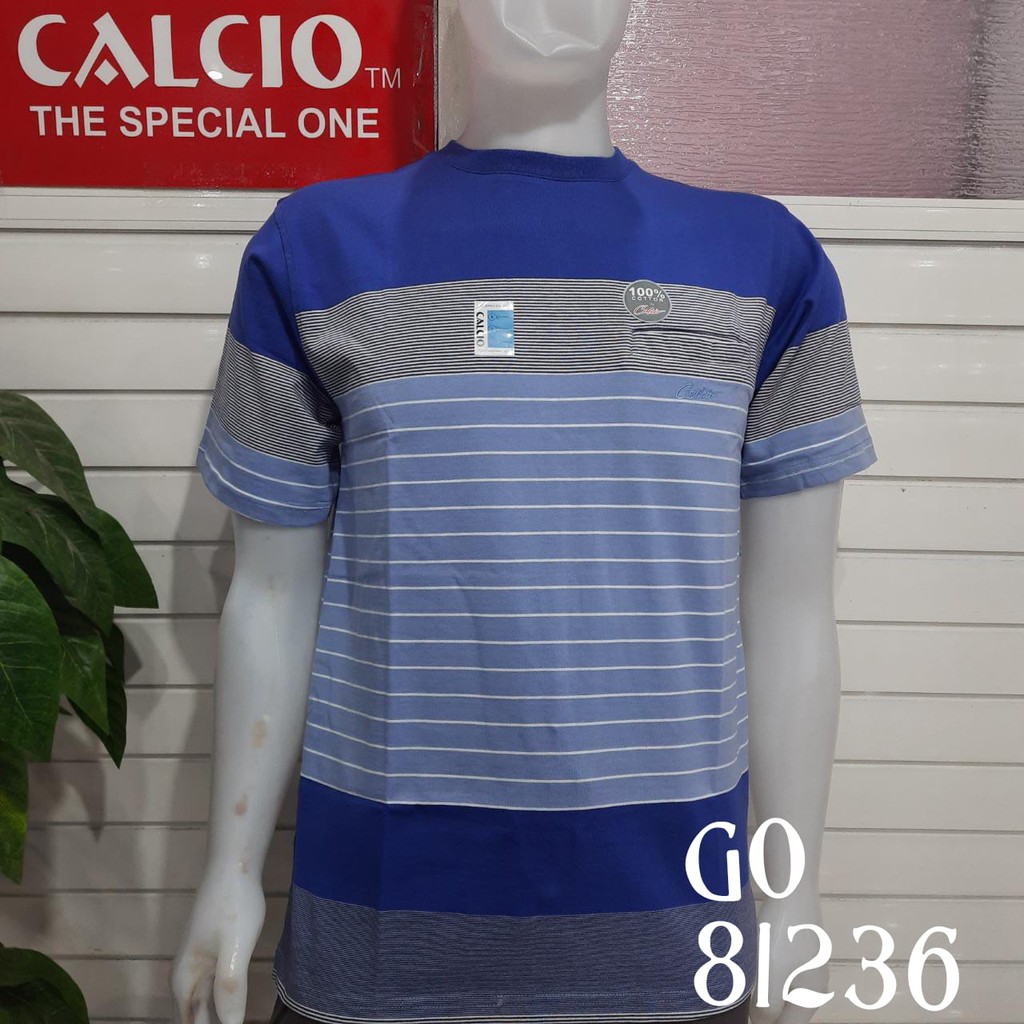 gos CALCIO KAOS OBLONG SAKU Atasan Baju Pria Branded Original Calcio OB1