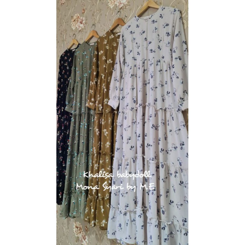 KHALISA DRESS BY MONA SYARI