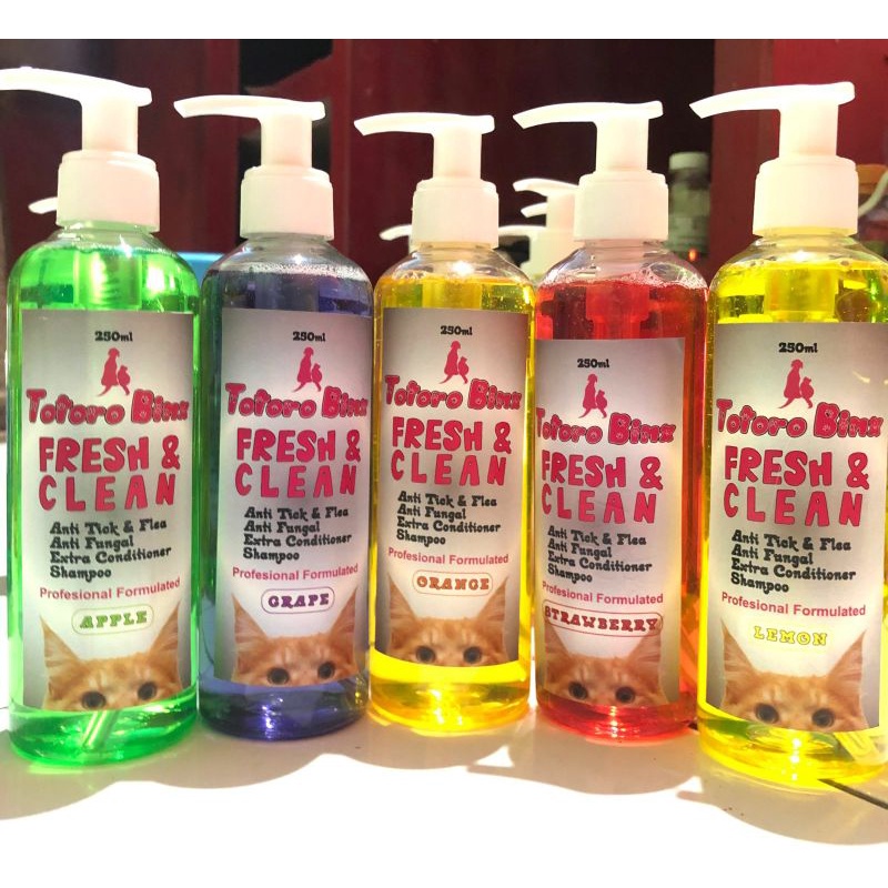 Totoro Binx Shampo Anti Kutu, Anti Jamur, Extra Conditioner Kucing, Anjing, Kelinci Hewan Peliharaan