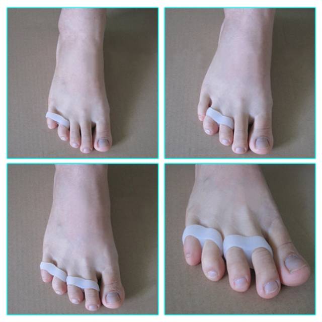 Silikon 2 jari Terapi Hallux Valgus / Silikon Terapi Bunion Kaki