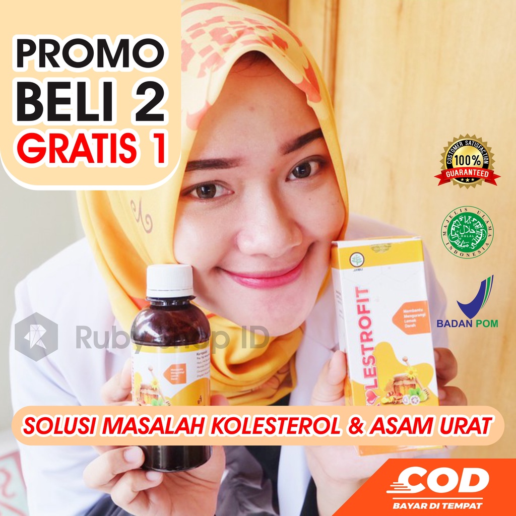 

BPOM Madu KOLESTROFIT Obat Herbal Untuk Mengatasi Mengobati Mencegah Menurunkan Kolesterol Tinggi Lemak Darah Asam Urat Nyeri Sendi Ampuh Halal Original
