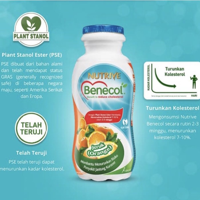 

LAINNYA-KEMASAN-MINUMAN- NUTRIVE BENECOL 6X100ML BLACKCURRANT, LECY, ORANGE DAN STRAWBERRY - LYCEE