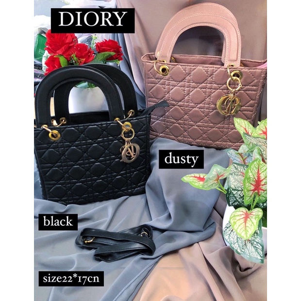 DIORY PREMIUM / TAS VIRAL / TAS HANDLE / TAS SLEMPANG / TAS HITAM / TAS TERBARU