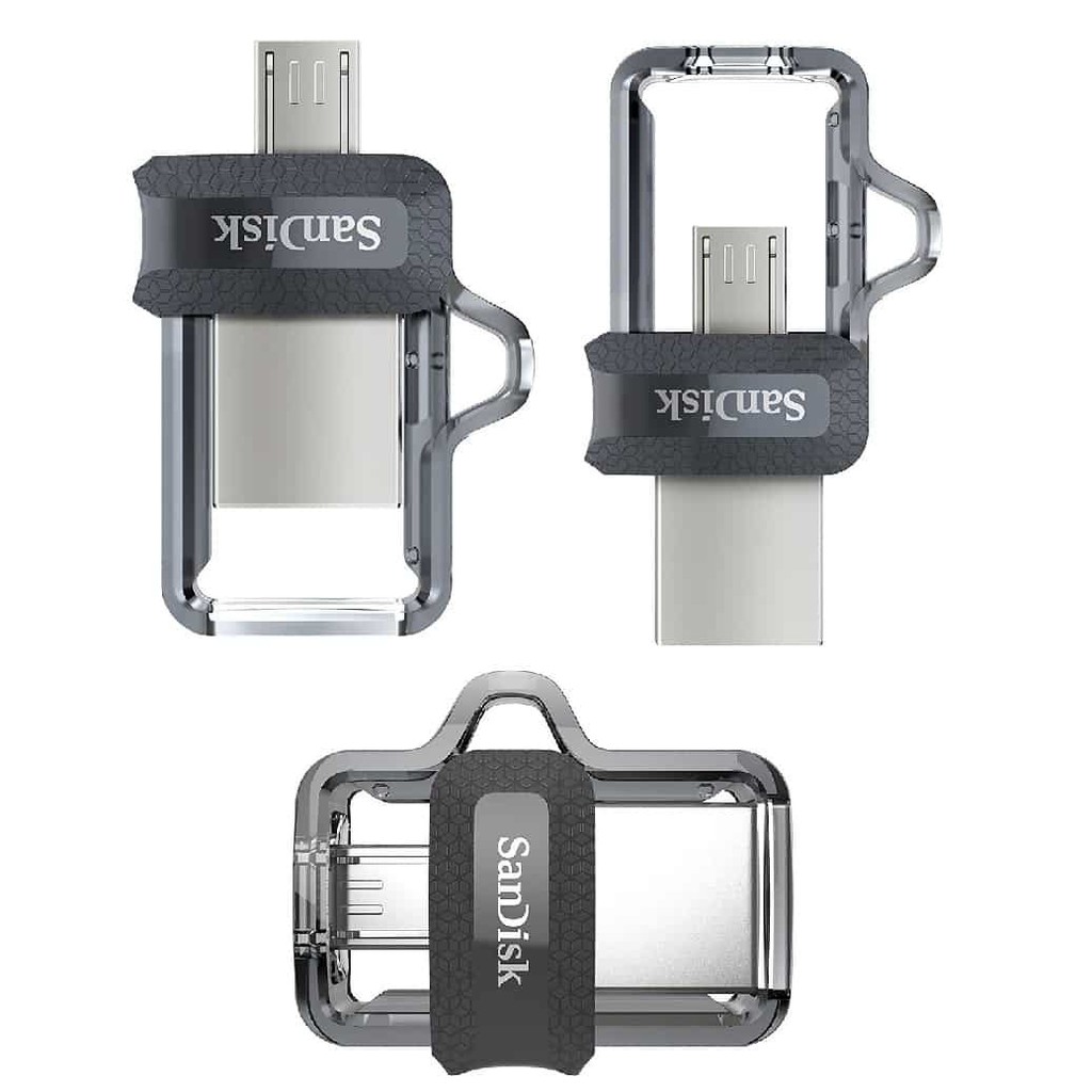 FLASHDISK SANDISK DUAL DRIVE USB 3.0 OTG 32GB SDDD3 ORIGINAL RESMI