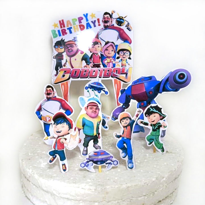 Topper Dekorasi Kue Ulang Tahun BOBOIBOY