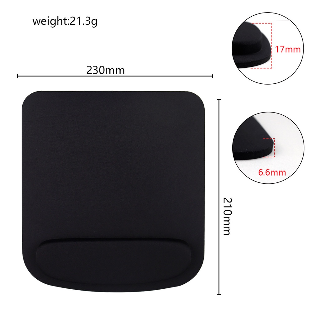 Mouse Pad Dengan Bantalan Pergelangan Tangan Bahan EVA Lembut Nyaman