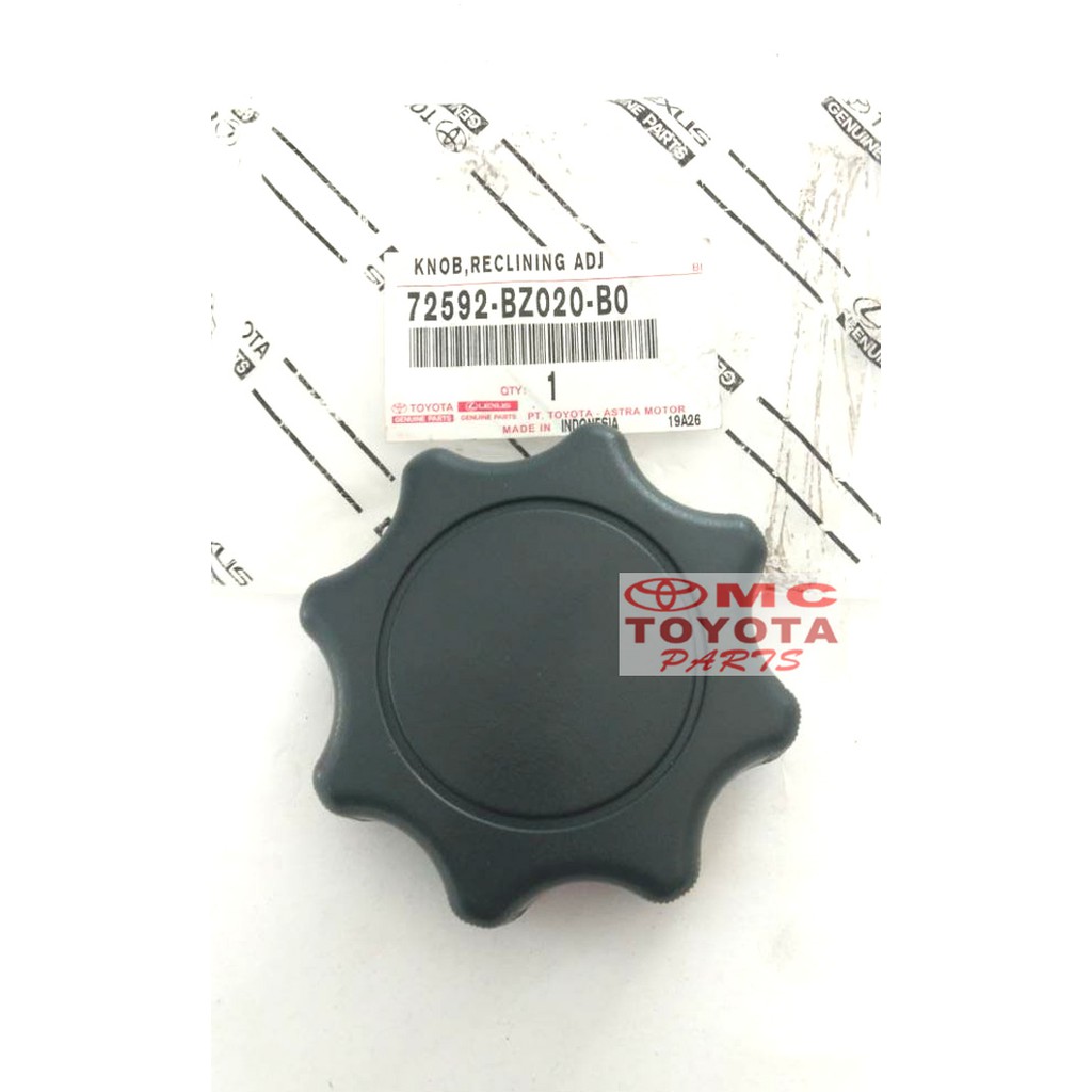 Putaran Stelan Knob Knop Jok Rush Altis Fortuner Innova Hilux 72592-BZ020-B0