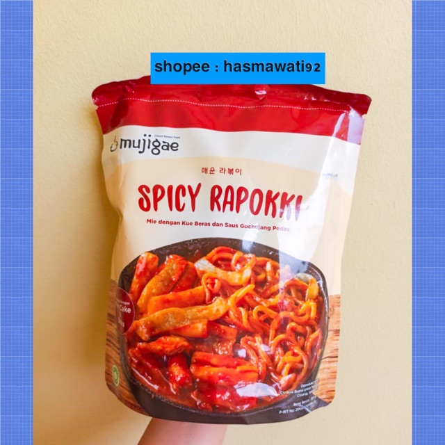 

[GRAB/GOSEND READY] Spicy Rapokk by Mujigae (Ramen Topokki)