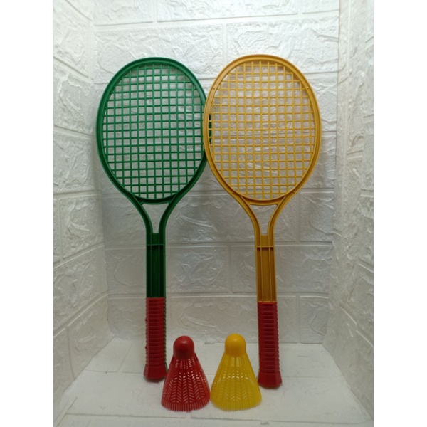Mainan Raket Anak Anak Plastik Badminton set