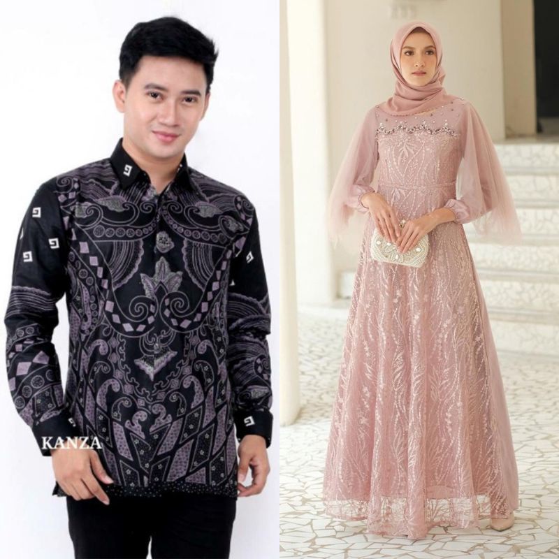 PRODUK TERBARU - BISA COD COUPLE GAMIS MAXI DRESS BRUKAT LUNA - MAXI COUPLE GAMIS BROKAT GAMIS PESTA KONDANGAN - GAMIS COUPLE REAMAJA - GAMIS LEBARAN 2023