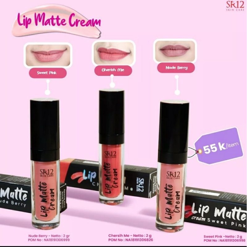 Lip Mate Cream SR12 - Lip Cream kemasan mini SR12
