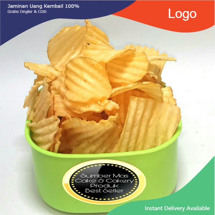 

MAKANAN RINGAN SNACKS KERIPIK SINGKONG KEJU 500gr / TES SINGKONG KEJU / CHUBA RASA KEJU