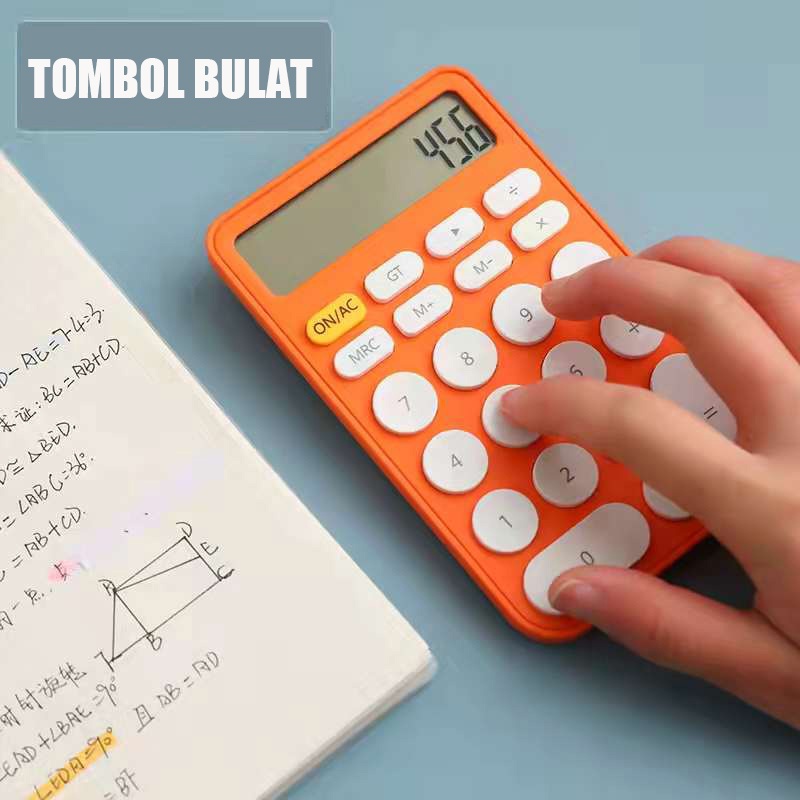 

Kalkulator 12 Digits Candy colors Calculator Kalkulator Mini Portable Untuk Sekolah / Kantor