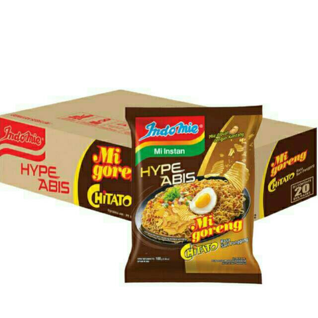 Isi 20 pcs Indomie Chitato Indomie Goreng Chitato Hype Abis Indomie chitato 1 dus