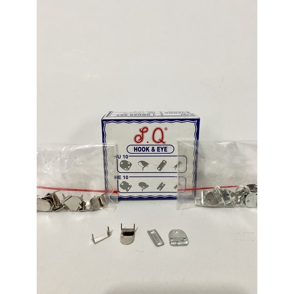 Hak kancing HOOK&amp;EYE Isi Masing-masing HU 10pcs sepasang dan HE 10pcs sepasang