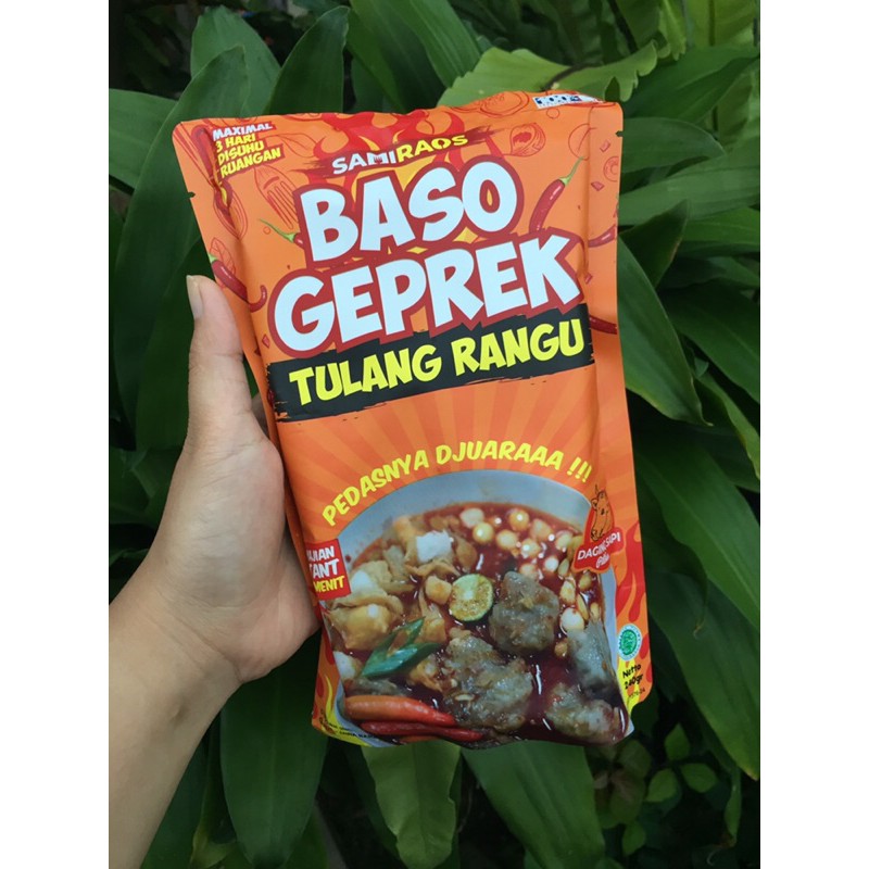 

Bakso geprek tulang rangu