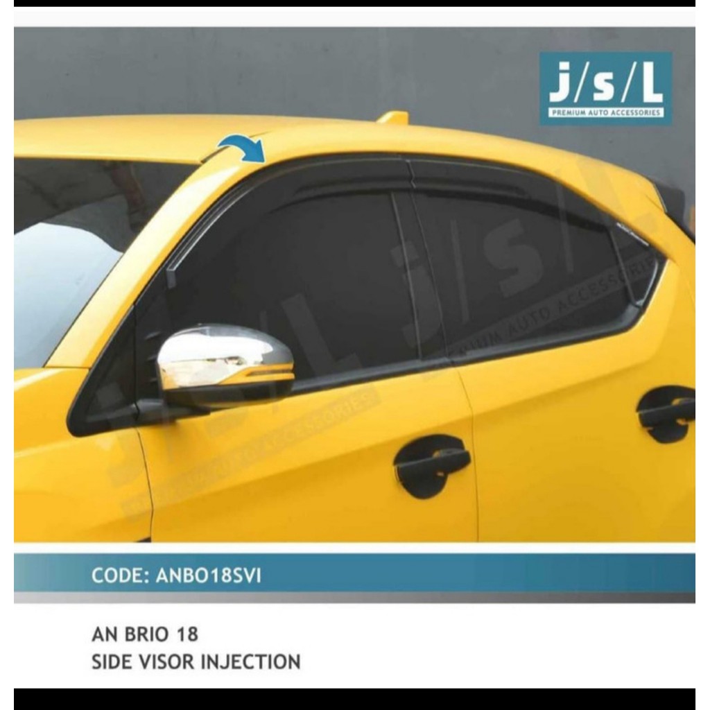 JSL Talang Air All New Brio 2018 Side Visor Injection