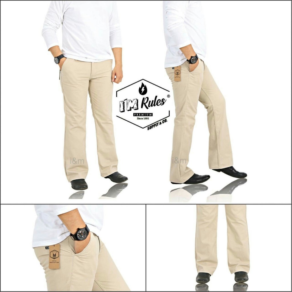 Celana Cutbray pria - Celana Pria Cutbray - celana chinos cutbray abu