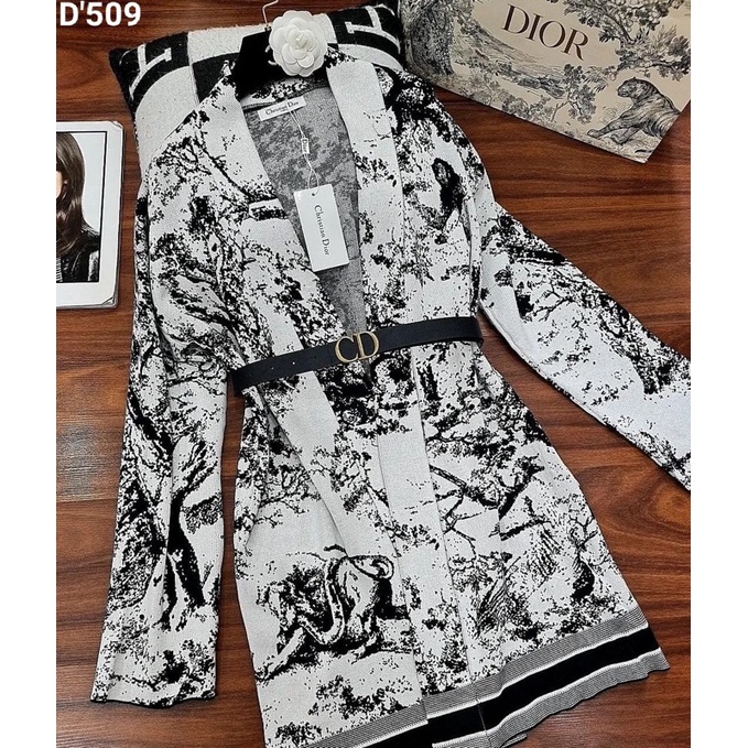 outher rajut dior + belt