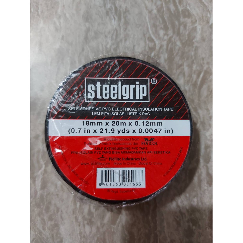 ISOLASI STEELGRIP/ PEREKAT LISTRIK/ ELECTRICAL TAPE STEELGRIP/ISOLASI LISTRIK STEELGRIP BEST QUALITY