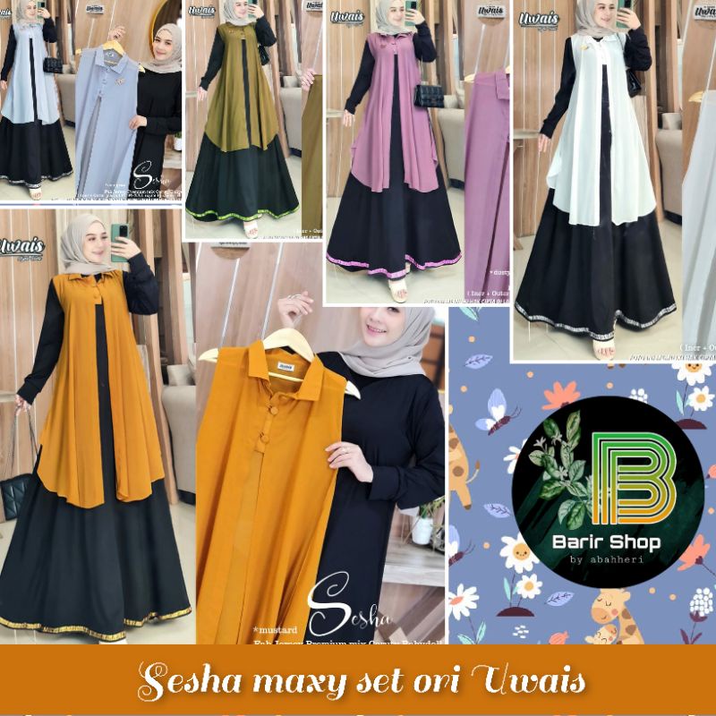 [Ready stok] Nasya + Sesha set maxy + Nuzula maxy + Jenita ori uwais shakila mix ceruty