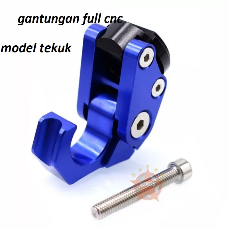 gantungan barang dimotor cakar robot gantungan nmax,aerox,lexi,mio,vario ,beat dll full cnc universal