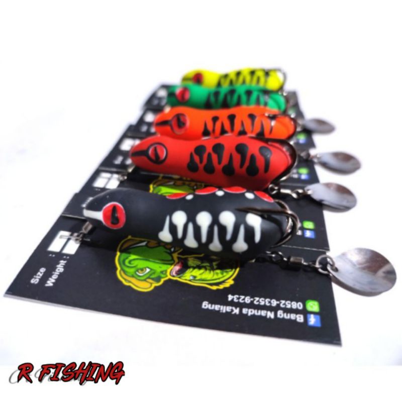 SOFT FROG 5.5CM 8GRAM KL LURE | UMPAN CASTING IKAN GABUS | UMPAN TIRUAN IKAN GABUS