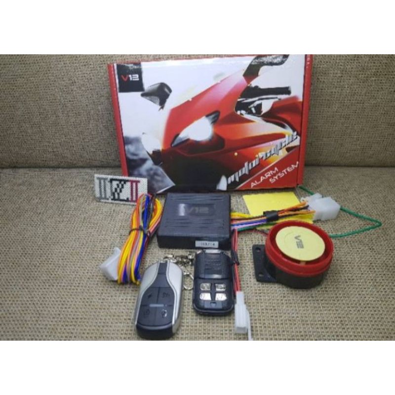 Alarm Remot Motor V12