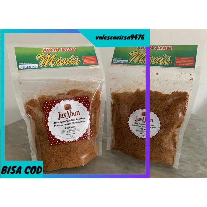 

⭐BISA COD⭐ JavAbon ABON AYAM MANIS (CHICKEN FLOSS) 250