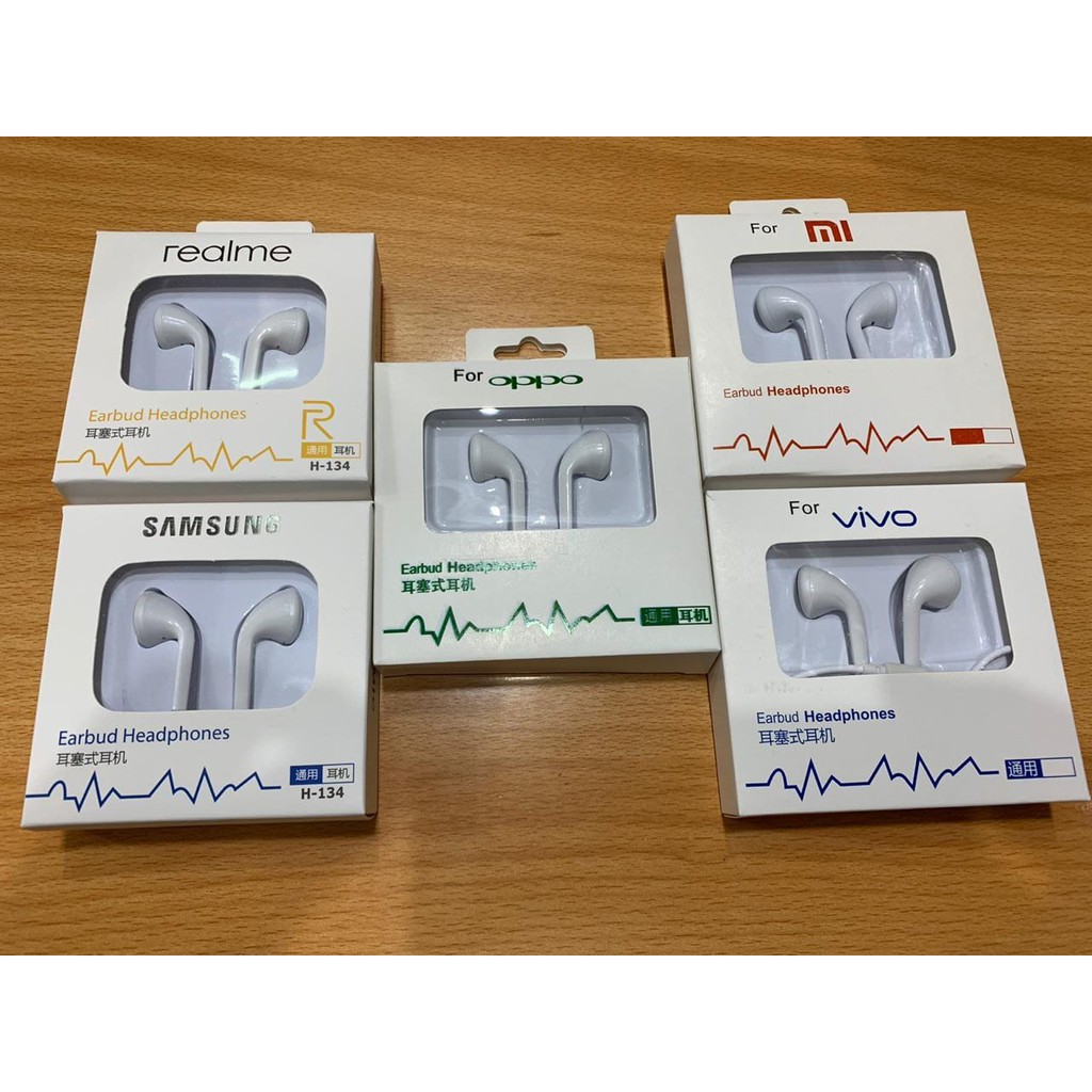 HANDSFREE EARPHONE HEADSET BRANDED MH133 MH130 R9 ORIGINAL