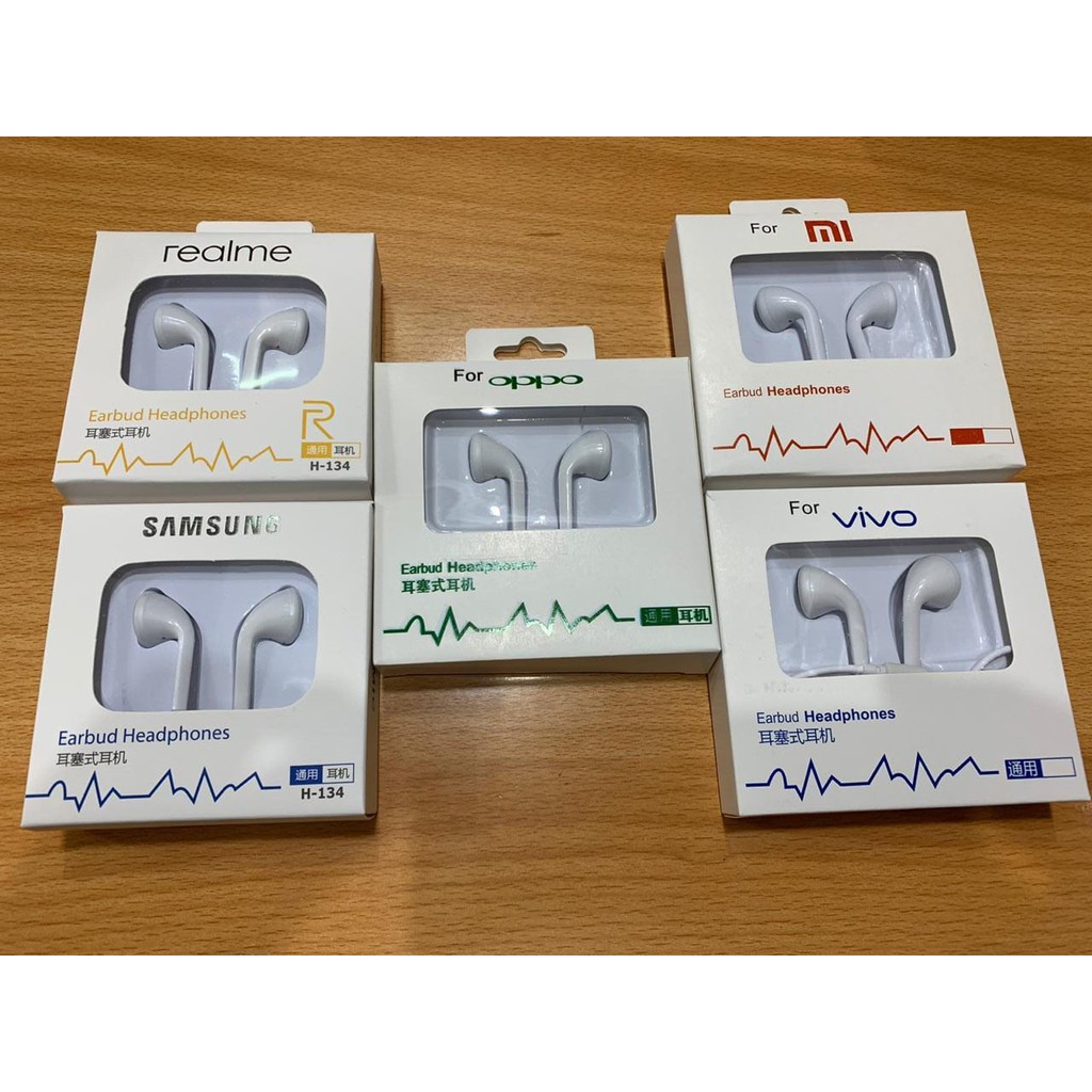 HANDSFREE EARPHONE HEADSET BRANDED MH133 MH130 R9 ORIGINAL