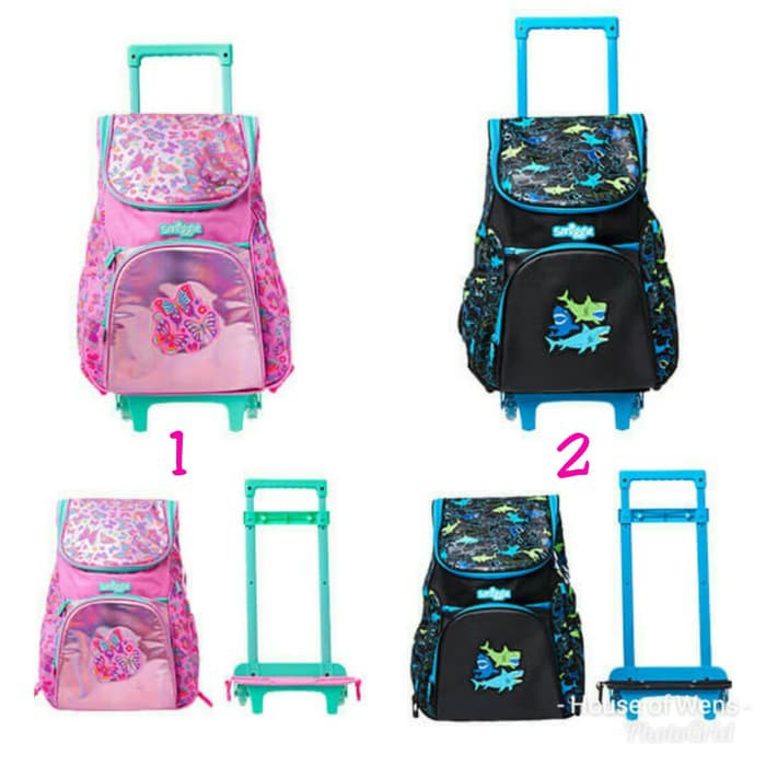 Berkualitas SMIGGLE ACCESS LIGHT TROLLEY BACKPACK   TAS TROLLEY SMIGGLE   Unik