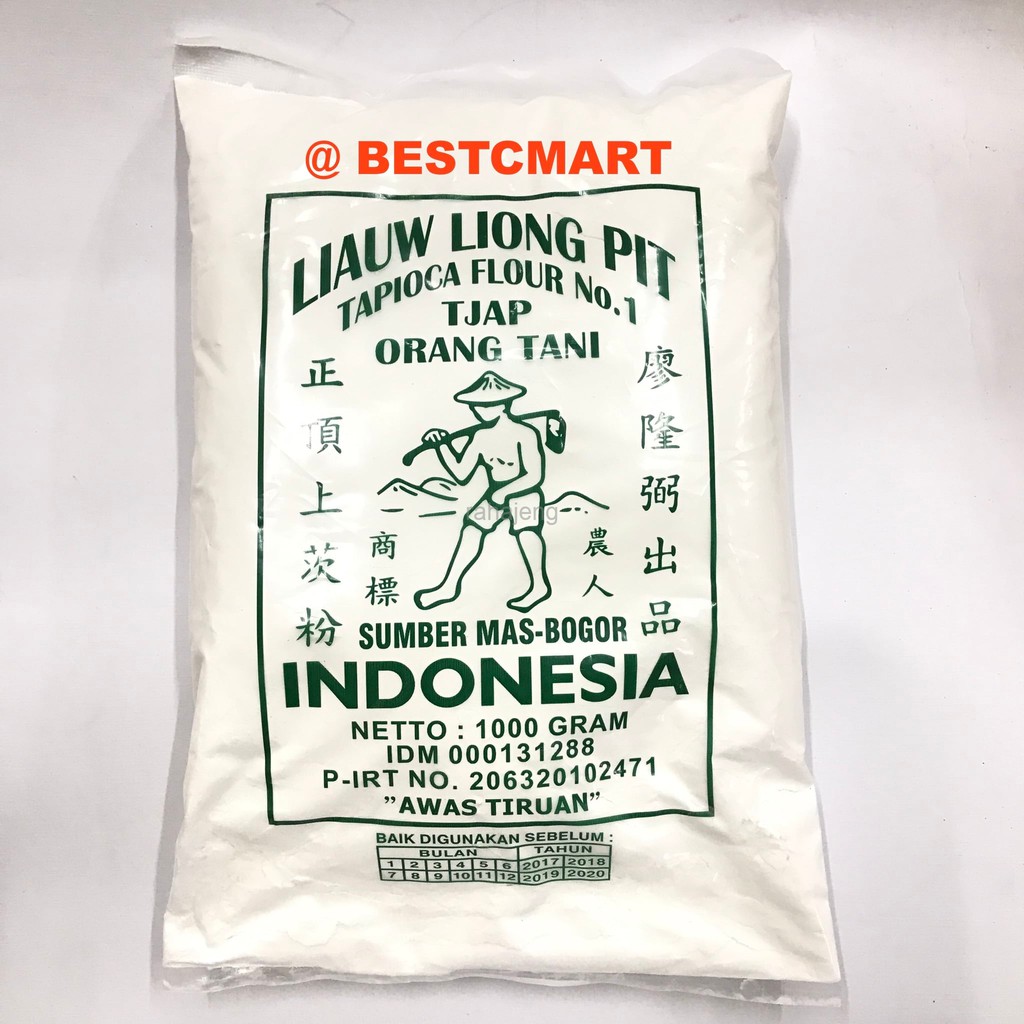 

LIAUW LIONG PIT TAPIOCA FLOUR / TEPUNG TAPIOKA / SAGU 1000 GR