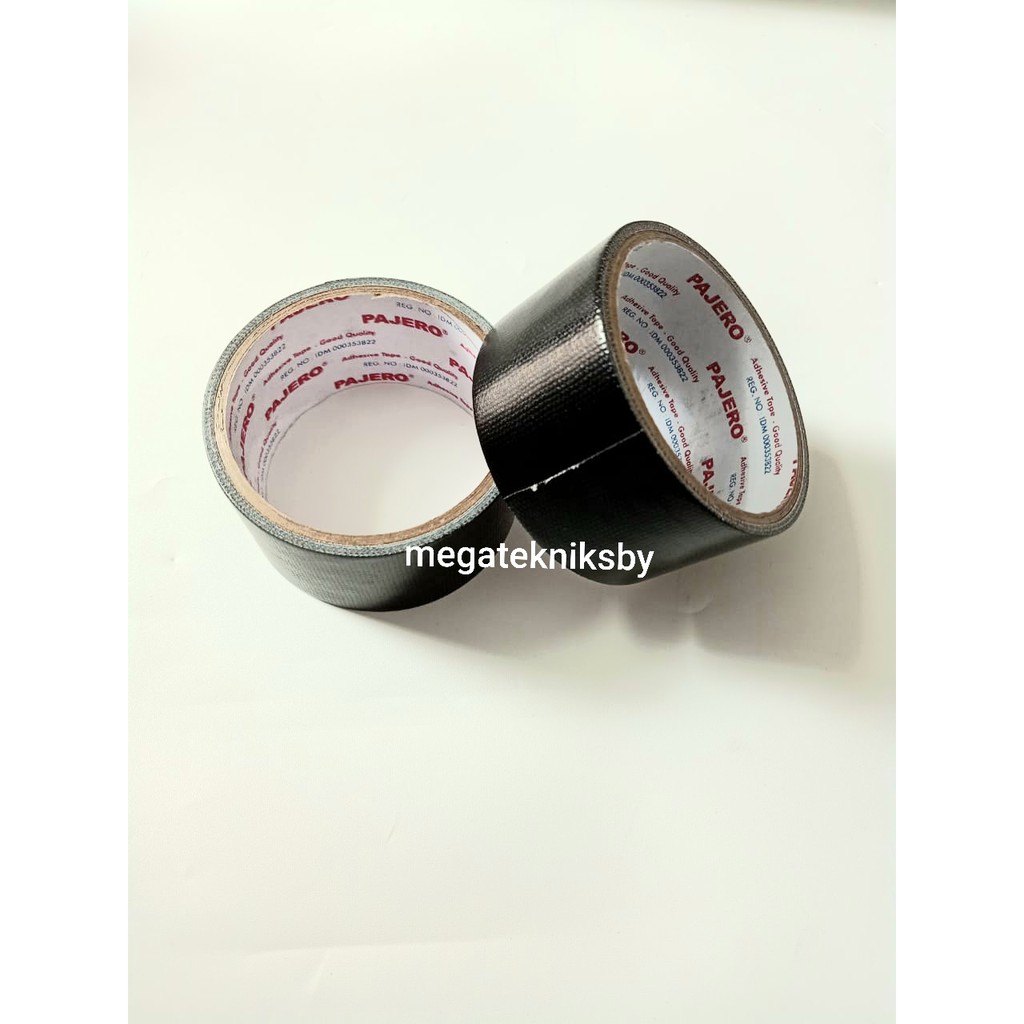 

Isolasi Kain Hitam Pajero 2 Inch x 3M / 7M - Lakban Kain Perekat Tebal
