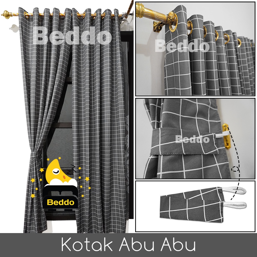 GT200 - GORDEN JENDELA 10 RING FREE TALI EMBOSH DAN AESTHETIC