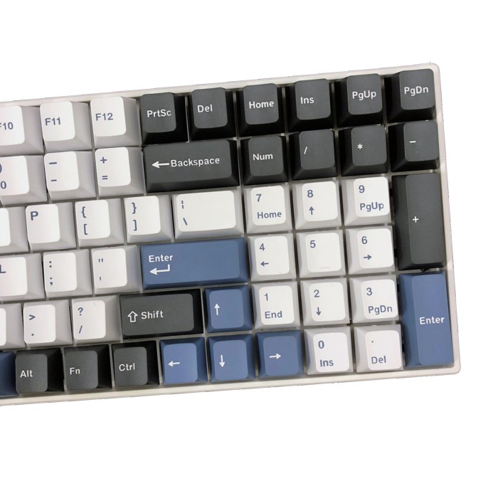 KEYCAPS ARCTIC / ARTIC PBT DOUBLE SHOT OEM PROFILE MECHANICAL KEYBOARD