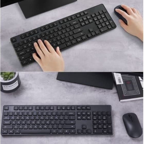 Set Mouse Keyboard Wireless 2.4GHz 1000DPI 104 Kiboard